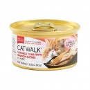 CATWALK貓主食罐頭 - 鰹吞拿魚+三文魚80g