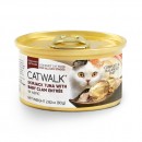 CATWALK貓主食罐頭 - 鰹吞拿魚+蜆肉80g