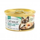 CATWALK貓主食罐頭 - 鰹吞拿魚+海蝦80g