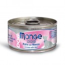 Monge鮮味雞肉系列狗罐頭- 雞肉拼牛肉口味95g