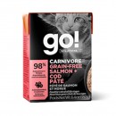 *原箱優惠*GO! SOLUTIONS™活力營養系列-無穀物三文魚+鱈魚肉醬貓糧配方6.4oz x24