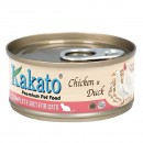 Kakato卡格全營養貓罐頭 - 雞肉、鴨肉70g