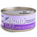 Kakato 雞 牛 糙米 菜罐頭170g