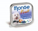 *只限送貨至阿棍屋*Monge Fruits火雞藍莓狗餐盒100g x32件(原箱)
