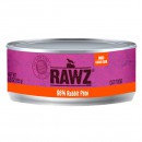 RAWZ全貓主食肉醬罐頭-96%兔肉155g