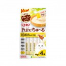 CIAO Pure貓小食-日本肉泥- 無添加雞肉+扇貝 14g x 4條裝[SC-328]
