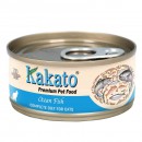Kakato卡格全營養貓罐頭 - 海魚70g