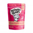 *原箱優惠*Meowing Heads無穀物成貓用主食濕包-93%三文魚、雞肉&草飼牛100g x10