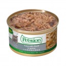 Petssion比心 - Life Core 系列 - 無穀物貓用濕糧 - 白吞拿魚鴨肉浸魚湯80g x24